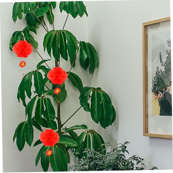 20pcs New Year Paper Lanterns Fall Decor, Hanging Decor Chic Spring Festival NEW - Picture 6 of 7